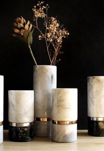 Moderno Florero Cilíndrico de Metal para Entusiastas de la Decoración Moderna, Decoración del Hogar y Regalos - Product Image 5