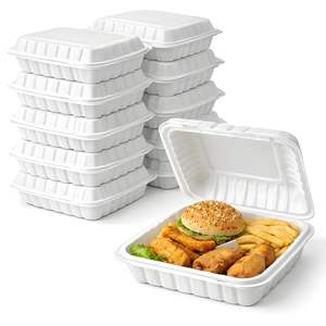 Bolsas de Papel de Bagazo 8x8 Resistentes, Impermeables, Desechables, Biodegradables, Ecológicas, Antiderrames, de Grado Alimenticio para Fideos Rayong - Product Image 1