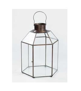 Recién llegado, artículo de iluminación, fantástico hecho a mano, el precio más barato, forma de pirámide, terrario, linternas colgantes, boda, Metal y vidrio transparente - Product Image 5