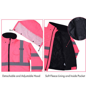 Factory Price Long Sleeve Hi Vis Working Safety Men <b>Jackets</b> Custom Design New Arrival Comfortable Hi Vis Working <b>Jackets</b> For Men - Product Image 2