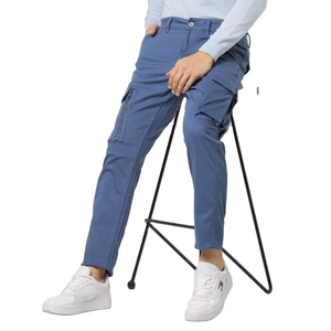 Pantalones Cargo Rectos Sólidos con Logotipo Personalizado, Pantalones Deportivos para Hombre, Pantalones Cargo Multibolsillos de Alta Calidad - Product Image 4