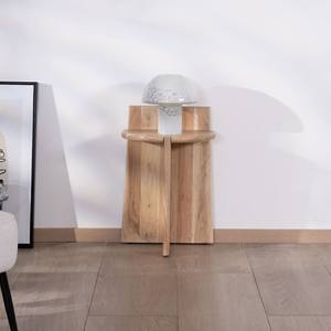 Mesa de noche Trudy de acacia con diseño Vandana Crystal Flow - Product Image 2