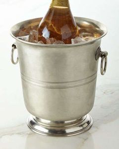 Metal bucket designer champagne cooler party <b>bar</b> accessory luxury drink ware elegant serving bucket wine - Product Image 1