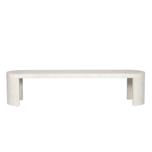 Banco de Piedra Moderno y Minimalista, Mueble de GFRC Resistente al Agua y Ecológico para Sala de Estar, Apartamento, Hotel, Comedor Escolar - Product Image 1