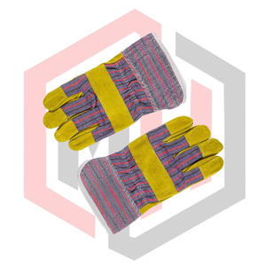 Gants de travail en cuir avec paume en cuir, antistatiques, sans silicone, pour le jardinage – Doux, flexibles, respirants, durables et confortables - Product Image 5