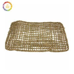 Tapis de porte en jonc de mer artisanal de qualité supérieure, tapis d'entrée durable, tapis tissé pour la décoration intérieure et l'entrée - Product Image 1