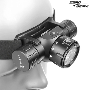 Lampe frontale LED USB C avec sélecteur de mode rotatif, mains libres, ZEROBEAM H22, lampe frontale rechargeable à capteur pour la pêche et la randonnée - Product Image 1