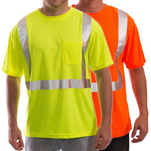 Veste haute visibilité, t-shirt de travail réfléchissant, vêtements de travail pour la construction, t-shirt de travail haute visibilité - Product Image 4
