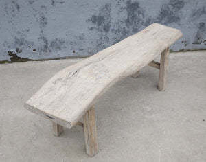 Banco de Patio Rústico de Madera Maciza Minimalista, Muebles de Exterior Duraderos para Comedor, Escuela y Hotel, 4 Plazas - Product Image 4