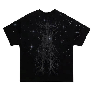 T-shirt Homme Été 2025 en Coton 100% Facilement Lavable avec Strass, Manches Courtes, Écologique, Respirant et Séchage Rapide - Product Image 6