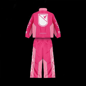 ชุดวอร์มไนลอนสีดำแบบกำหนดเอง เสื้อแจ็คเก็ตซิปแบบสวมใส่ได้ทั้งชายและหญิง ชุดวอร์มกีฬาแบบมีซิปสะท้อนแสง ชุดกันลม - Product Image 1