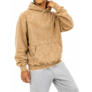 Sudadera con Capucha Vintage Lavada al Ácido al por Mayor para Hombre y Mujer, Unisex, de Forro Polar Grueso, Estilo Urbano, Fabricante de Sudaderas con Bordado Personalizado - Product Image 4