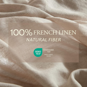 ชุดเครื่องนอนผ้าลินิน 100% กันน้ำ เป็นมิตรกับสิ่งแวดล้อม ทนทาน เหมาะสำหรับใช้ในบ้านและโรงแรม ชุด 5 ชิ้น ประกอบด้วย ปลอกผ้านวม 1 ผืน ผ้าปูที่นอนเรียบ 1 ผืน ผ้าปูที่นอนรัดมุม 1 ผืน และปลอกหมอน 2 ใบ - Product Image 4