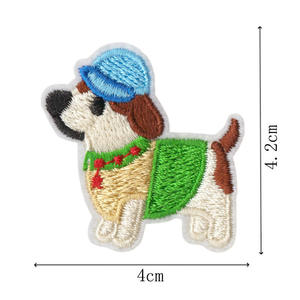 Custom Factory Wholesale Embroidery <b>Patches</b> Iron On Bear Animal <b>Patch</b> 3D Embroidered Badge for Caps <b>Backpacks</b> Jackets Bags OEM - Product Image 2