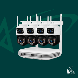 Sudex SMT3MHKNVR58 AI Motion Detection 6MP WiFi NVR CCTV Security <b>Camera</b> <b>System</b> Double Lens <b>IP</b> Kit H.265 Remote Monitoring - Product Image 1