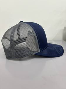 Gorras de malla trucker de 6 paneles, lisas, transpirables, de tela CVC, gorras deportivas comunes para exteriores, OEM Vietnam, unisex, para golf. - Product Image 3