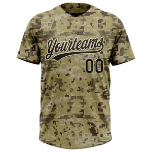 เสื้อเบสบอลลายพรางแบบกำหนดเอง แขนสั้น พิมพ์ลายแบบซับลิเมชั่น ระบายเหงื่อได้ดี ผลิตจากโพลีเอสเตอร์ 100% เสื้อทีมสำหรับผู้ใหญ่แบบยูนิเซ็กซ์ - Product Image 5