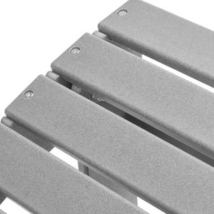 Poggiapiedi Adirondack 43x48x33 cm in Plastica HDPE, Sedia Pieghevole Resistente alle Intemperie per Uso Esterno - Product Image 3