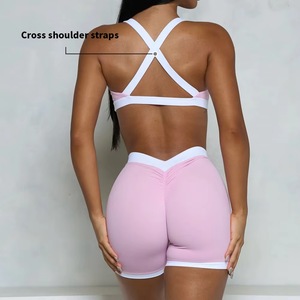 Conjunto Deportivo Tie-Dye Sin Costuras – Leggings de Yoga de Cintura Alta con Efecto Levanta Glúteos y Pantalones Cortos de Ciclismo - Product Image 5