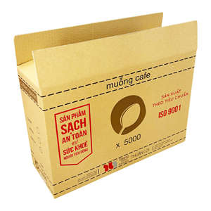 Boîtes en carton ondulé auto-érectables en matériaux recyclés personnalisées, logo imprimé en offset, emballage écologique, produits ménagers - Product Image 1