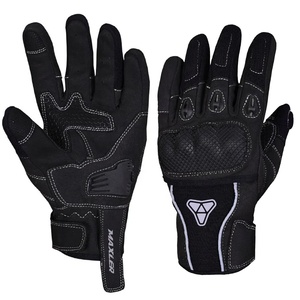 Gants de moto en cuir de haute qualité, confortables, avec des caractéristiques d'élasticité et de maintien de la main, nouveau modèle, prix bas, gants de sécurité - Product Image 1