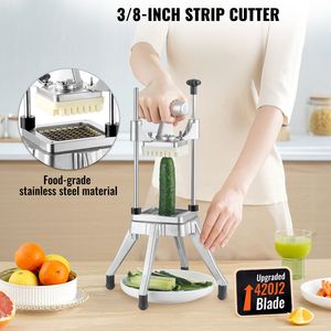 Affettatrice Professionale Kattex per Verdura e Frutta, Lama da 3/8'', Taglia Patatine Fritte, Affetta Cipolle, in Acciaio Inox per Uso Commerciale - Product Image 2
