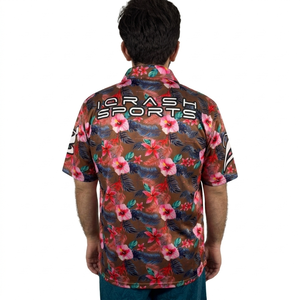 เสื้อยืดลำลองผู้ชายแบบซับลิเมชั่น พิมพ์ลายทั่วตัว แขนสั้น ดีไซน์น้ำหนักเบา สำหรับฤดูร้อน เสื้อผู้ชายแบบซับลิเมชั่น - Product Image 5