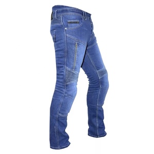 New Racing Blue Custom Racing Jeans para hombres y mujeres Moto Race Team Pantalones protectores estampados para adultos Motociclismo - Product Image 6