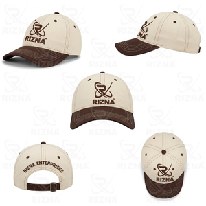 Gorra de Béisbol RIZNA de Mezclilla Twill, 6 Paneles, Ajustable, Unisex, Estilo Casual Vintage, Lavada, con Logotipo Bordado en 3D en el Panel Frontal, Azul, Algodón, Metal - Product Image 6