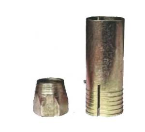 Pipe Nut Anchor for Construction Industrial Grade Drop-in Wedge Anchor Sleeve Yellow Zinc Plated Masonry Fixing Hardware - Product Image 2