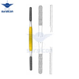 ที่ขูดจมูก Fomon ขนาด 20.5 ซม. / 8 นิ้ว แบบตรง พร้อมหัวทังสเตนคาร์ไบด์ TC ขนาด 40 x 7 มม. รุ่น Fig. 7/8 สำหรับการปรับรูปทรงกระดูกจมูกอย่างแม่นยำ - Product Image 5