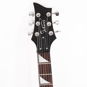 Chitarra Elettrica in Mogano con Pickup HSH, 6 Corde, Tracolla Nera, Plettri e Attrezzi - Product Image 4