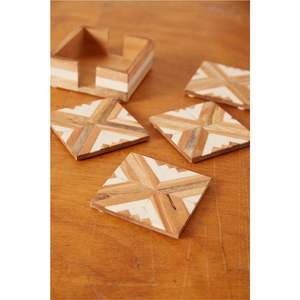 Handmade Artistic Wood Coaster Set Nordic Minimalist <b>Cup</b> <b>Mat</b> Custom Bulk Tableware Decor Protective Drink <b>Mat</b> for Kitchen Gift - Product Image 5