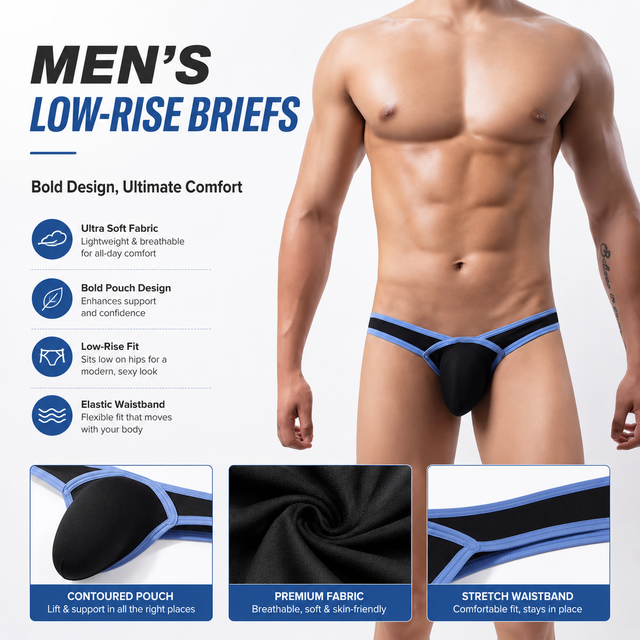 Customized Logo Men's Low Rise Boxer Briefs Sexy Mesh Breathable Triangle Pants Classic Bikini Print Underwear Mature Thong