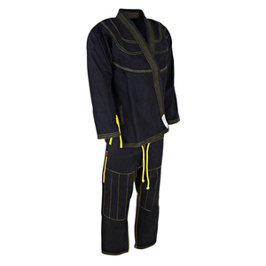 Precio al por mayor RTS, la mejor calidad, 450 g/m², Kimono de Jiu Jitsu Brasileño hecho a medida, Ropa de Artes Marciales para Luchadores de Karate AS-JJ-410 - Product Image 4