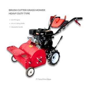 Moteur de débroussailleuse à essence SAAM 5,5 CV de haute qualité avec boîte de vitesses |   Tondeuse à gazon de 40 cm avec poignée réglable pour l'agriculture - Product Image 1