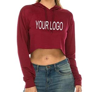 Sudadera Corta con Capucha para Mujer, Ecológica, de Secado Rápido, Ligera, Personalizable, Blanca, Talla Grande, con Bordado, para Invierno - Product Image 6