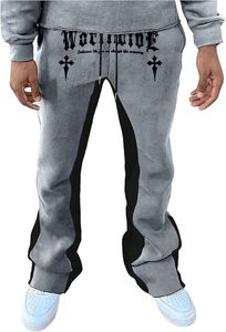 Ensemble de jogging pour homme, survêtement 2 pièces avec sweat à capuche et pantalon de jogging, streetwear hip-hop Y2K, tenue de sport - Product Image 2