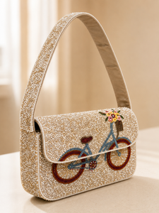 Bolso de Hombro de Lujo Hecho a Mano con Cuentas, para Mujer, Diseño de Moda, para Playa, Capacidad de 1L, Alta Calidad, Fabricación Personalizada en China, OEM, ODM - Product Image 2
