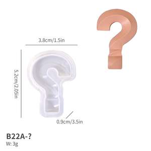 Moule en silicone pour pendentif numérique, ornement artisanal numérique, porte-clés en résine - Product Image 6