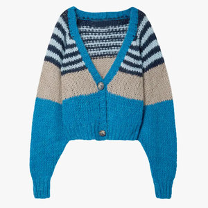 Custom College <b>Cardigan</b> Sweater <b>Long</b> Sleeve Knitted <b>Cardigan</b> with Embroidery Logo Personalized Varsity Style <b>Button</b> Front Soft - Product Image 4