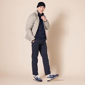 Mens Quarter <b>Zip</b> <b>Hooded</b> Sweatshirt Knitted Fleece Pullover Sweatshirt Custom Logo Winter Casual Wear - Product Image 5