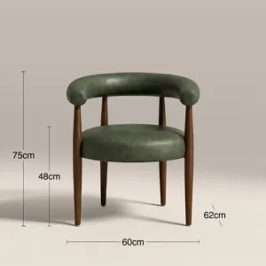 SILLA DE COMEDOR SINTERIOR VINTAGE GREEN ELAN CARVER - Product Image 3