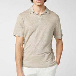 Professional Solid Color <b>Half</b> Sleeve <b>Shirts</b> for Men Comfortable Breathable Knitted Casual Style Four Seasons 240g 100% Bamboo - Product Image 2