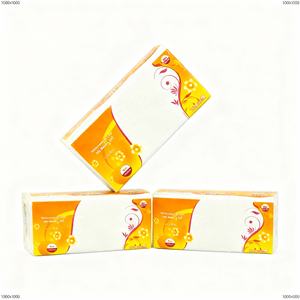 Soft and durable facial <b>tissues</b> for daily use with enhanced absorption and smooth touch for sensitive skin care - Product Image 3