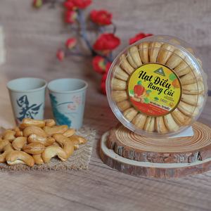 Noix de cajou grillées biologiques de qualité supérieure W180, 163 g, dans une boîte ronde cadeau, durée de conservation de 12 mois, exportées du Vietnam, prix le plus compétitif - Product Image 5