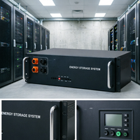 Paquete de Baterías Modulares de Fosfato de Hierro y Litio (LiFePO4) de 48V 5kWh |   ESS de 19 Pulgadas para Montaje en Rack con BMS para Sistemas Fuera de la Red e Híbridos