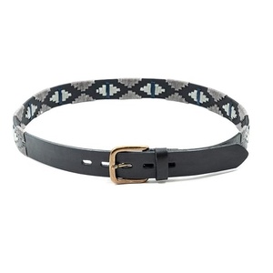 Cinturón de cuero genuino de alta resistencia con hebilla de latón para mujeres y hombres, cinturón estilo polo hecho a mano, cinturón argentino de polo. - Product Image 2