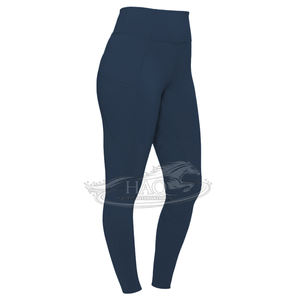 Leggings de equitación de cintura alta para mujer con silicona, pantalones de montar a caballo, ropa ecuestre - Product Image 1