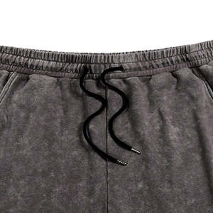 Pantalones Cortos de Algodón Lavado al Ácido para Hombre, Estilo Casual, Deportivo y Urbano - Product Image 5